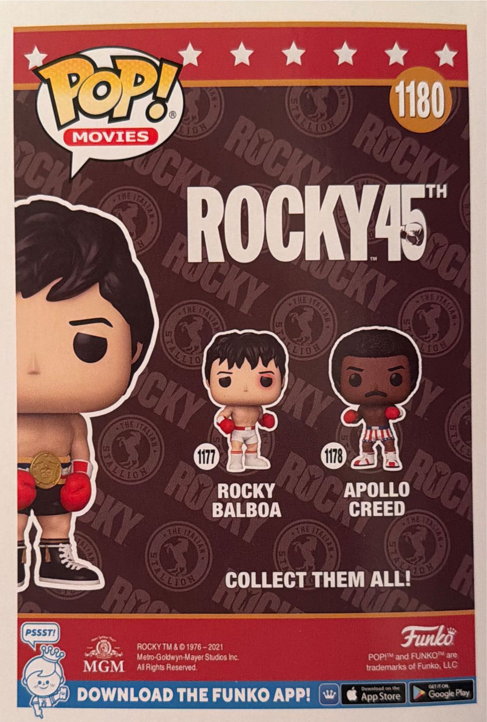 Rocky Balboa (with Championship Belt) - Rocky vinyl figure collectible [Barcode 889698603300] - Main Image 2