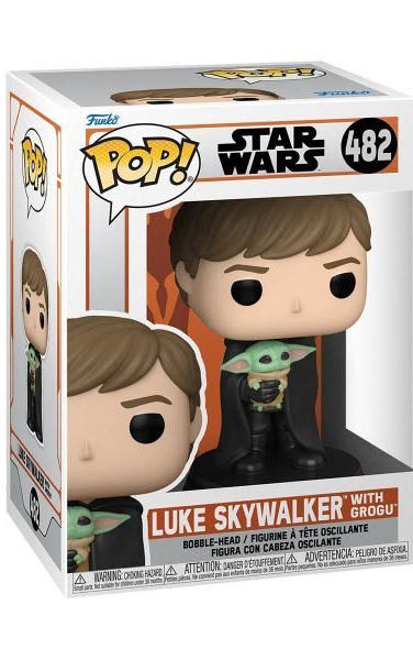 Star Wars: The Mandalorian: Luke Skywalker With Grogu - Star Wars: The Mandalorian vinyl figure collectible [Barcode 889698582902] - Main Image 2