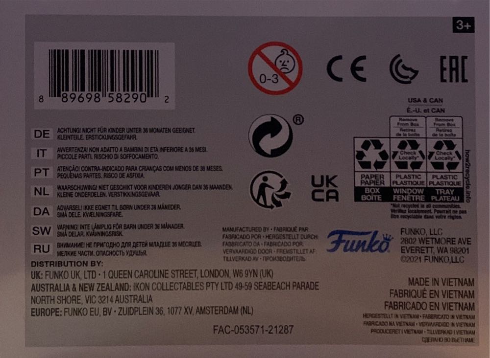 Star Wars: The Mandalorian: Luke Skywalker With Grogu - Star Wars: The Mandalorian vinyl figure collectible [Barcode 889698582902] - Main Image 4