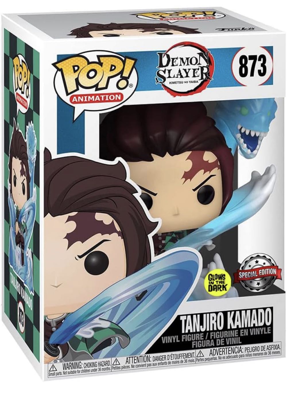 Tanjiro Kamado #873 - Demon Slayer vinyl figure collectible [Barcode 889698496803] - Main Image 3