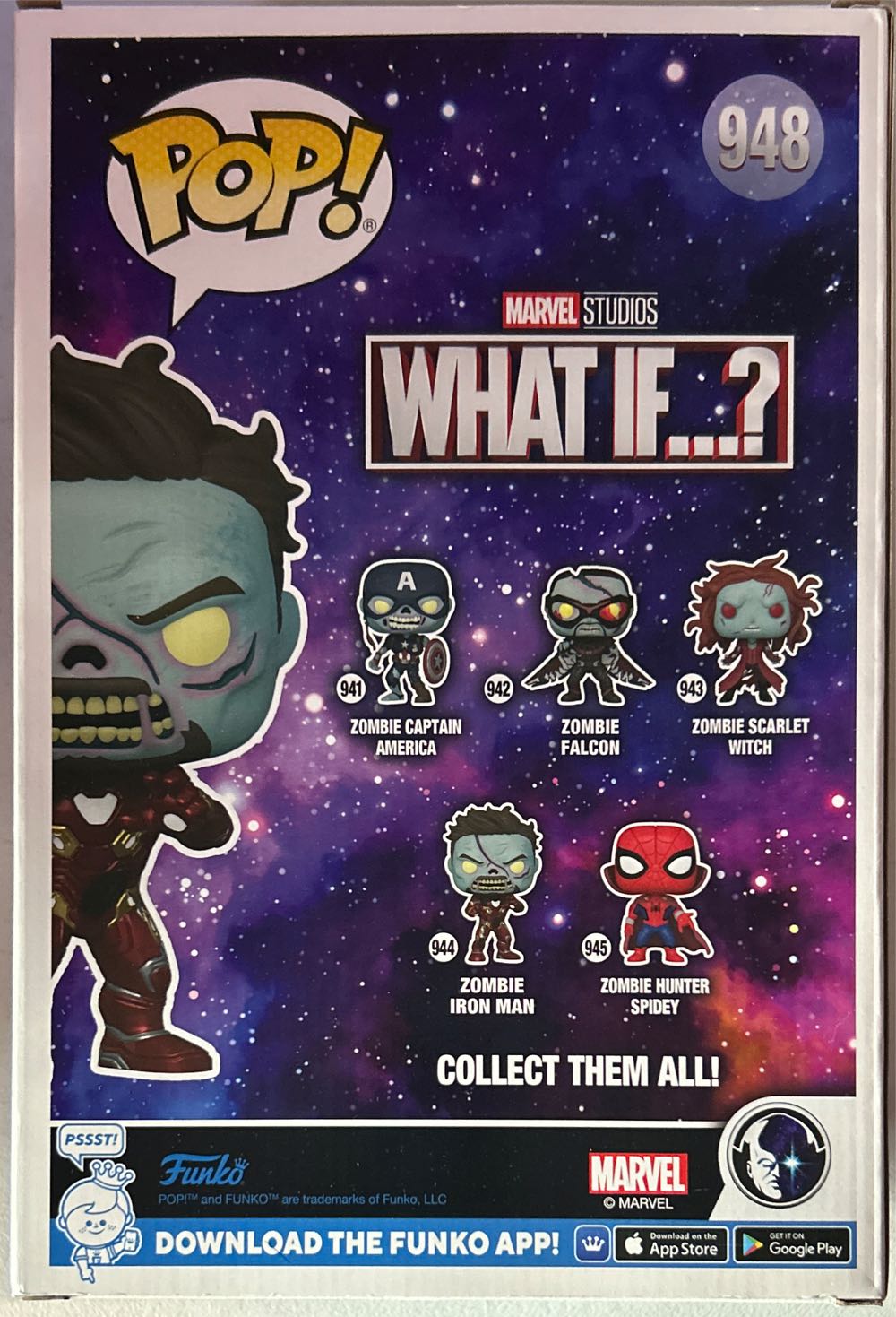 Zombie Iron Man Jumbo - Marvel Universe vinyl figure collectible [Barcode 889698582063] - Main Image 3