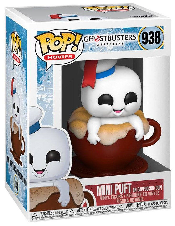 Ghostbusters Afterlife: Mini Puft In Cappuccino Cup - Ghostbusters vinyl figure collectible [Barcode 889698492430] - Main Image 2
