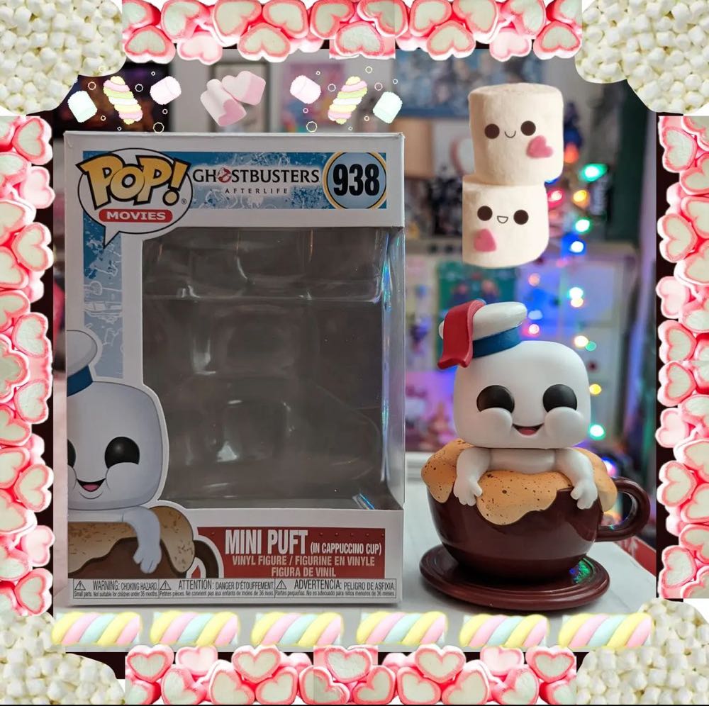 Ghostbusters Afterlife: Mini Puft In Cappuccino Cup - Ghostbusters vinyl figure collectible [Barcode 889698492430] - Main Image 4