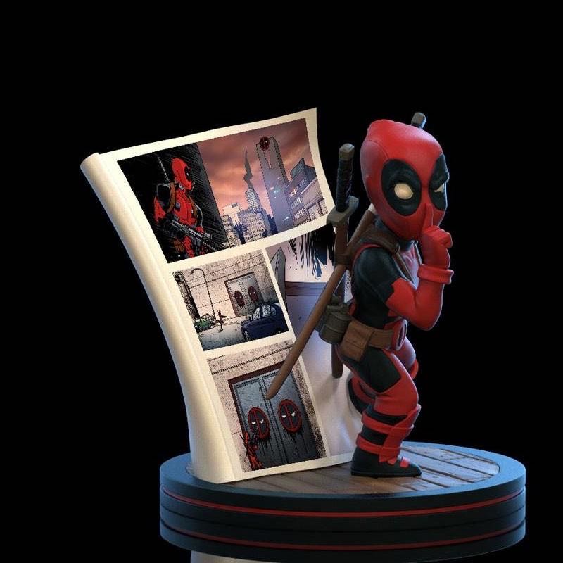Deadpool - (QFiG) By Quantum Mechanix - Deadpool vinyl figure collectible [Barcode 812095024607] - Main Image 2