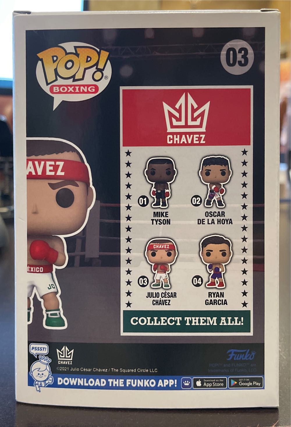 Julio César Chávez - Funko vinyl figure collectible [Barcode 889698568111] - Main Image 3