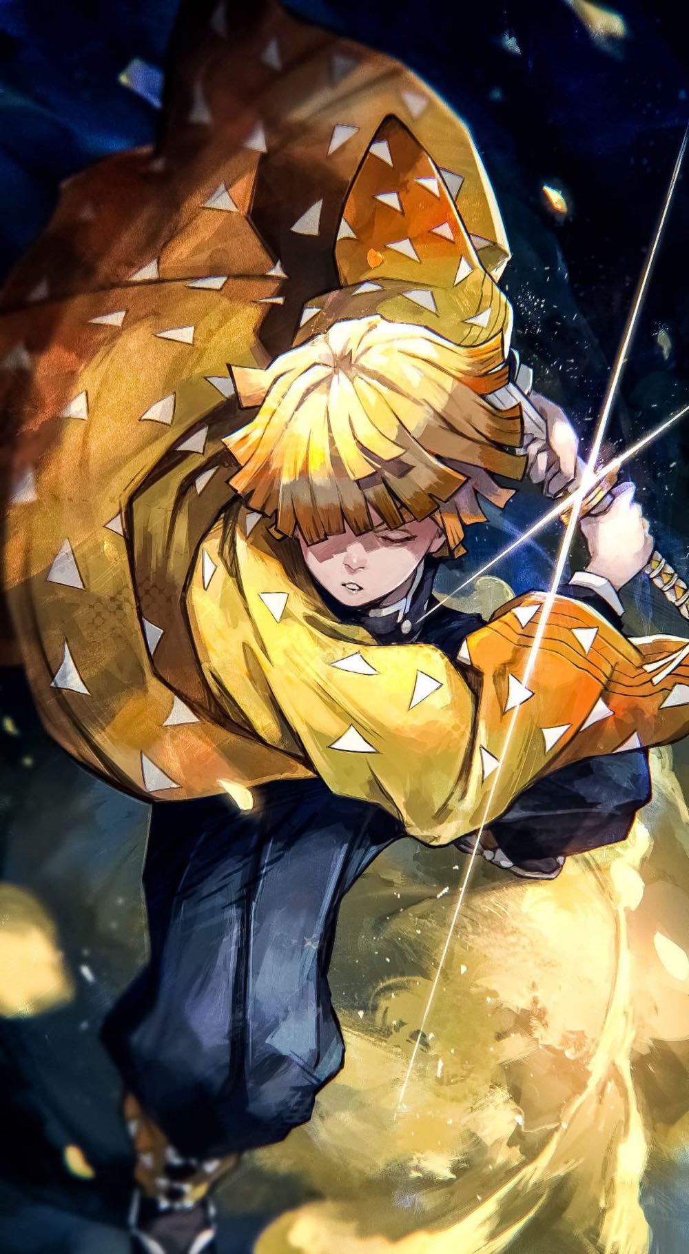 Zenitsu - Demon Slayer vinyl figure collectible [Barcode 889698490122] - Main Image 4