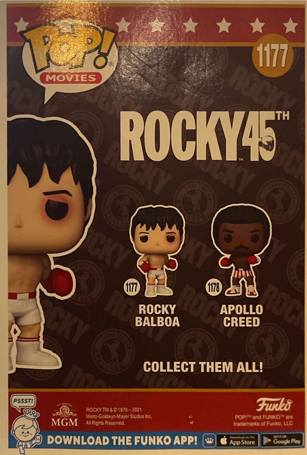 Rocky Balboa #1177 - Rocky vinyl figure collectible [Barcode 889698592529] - Main Image 2