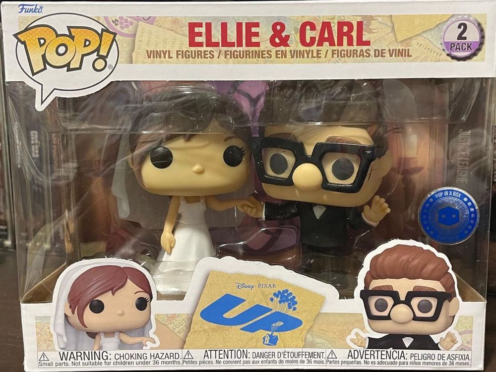 Up Ellie & Carl Wedding PIB Exclusive 2pack - Up vinyl figure collectible [Barcode 889698588607] - Main Image 4