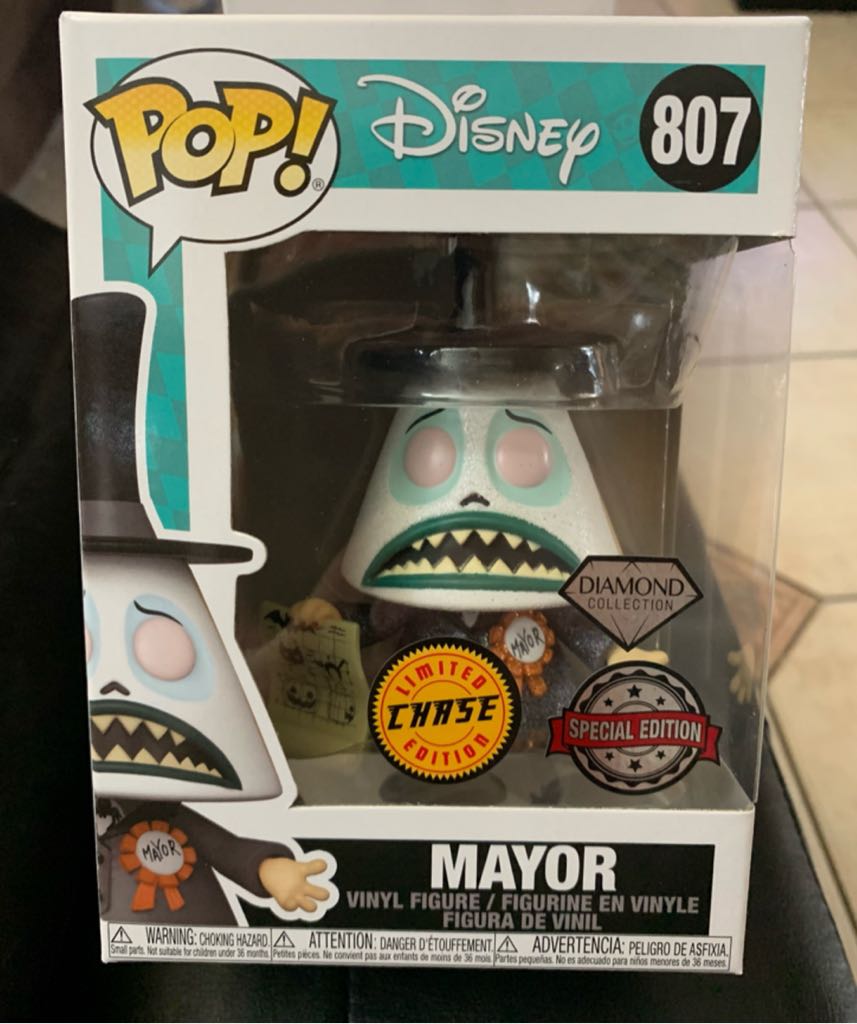 Mayor (pop Bitty) - The Nightmare Before Christmas vinyl figure collectible [Barcode 889698574693] - Main Image 2