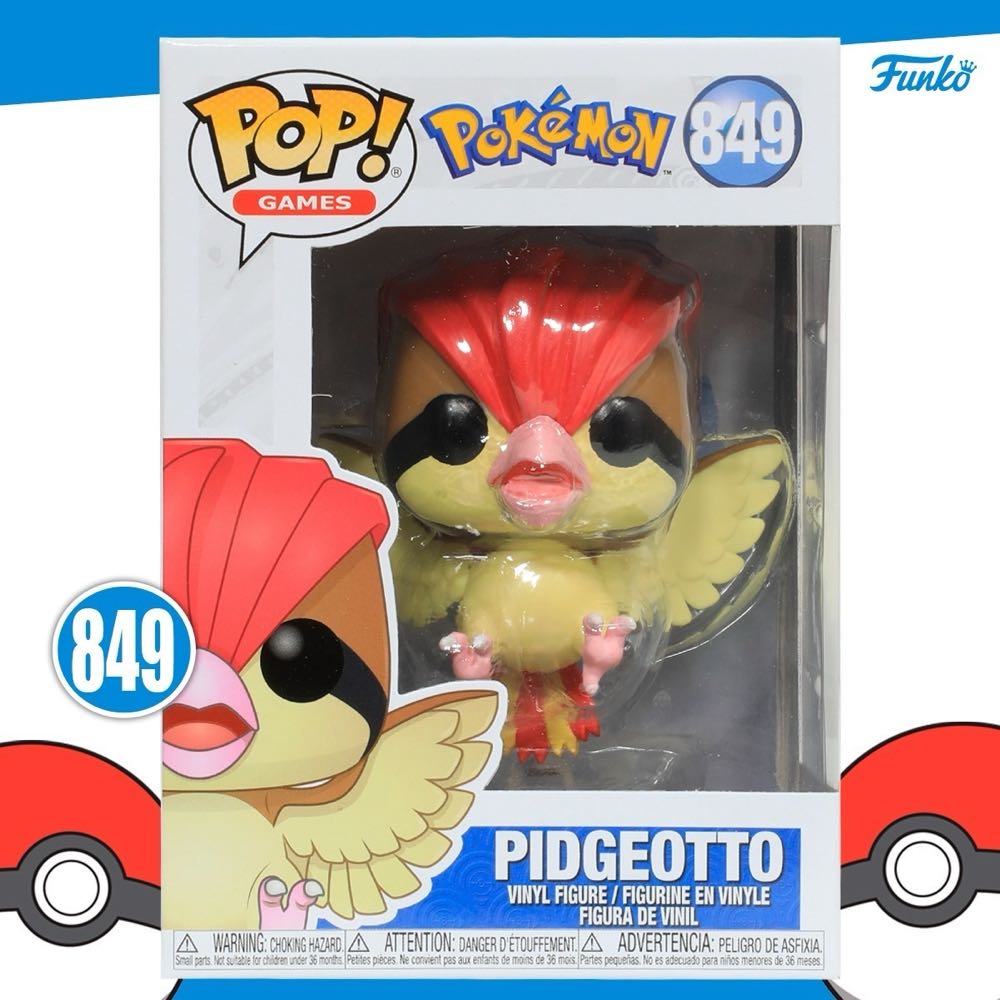 Pidgeotto - Pokémon vinyl figure collectible [Barcode 889698563116] - Main Image 4