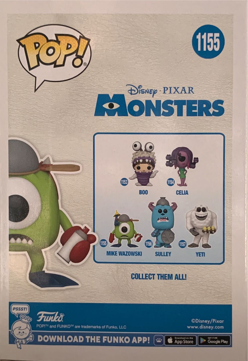 Mike Wazowski - Monsters Inc. vinyl figure collectible [Barcode 889698577434] - Main Image 3