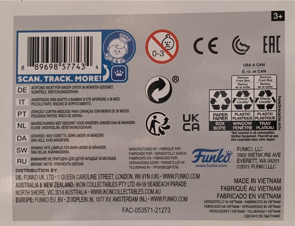 Mike Wazowski - Monsters Inc. vinyl figure collectible [Barcode 889698577434] - Main Image 4