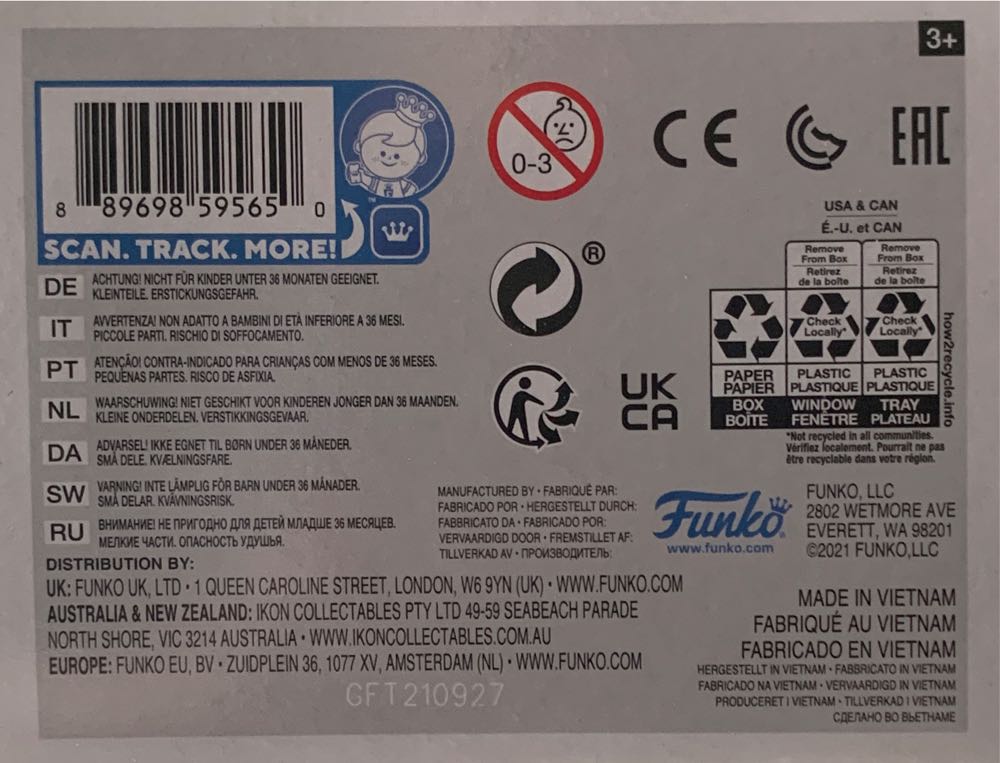 Mr. DNA - Jurassic Park vinyl figure collectible [Barcode 889698595650] - Main Image 3