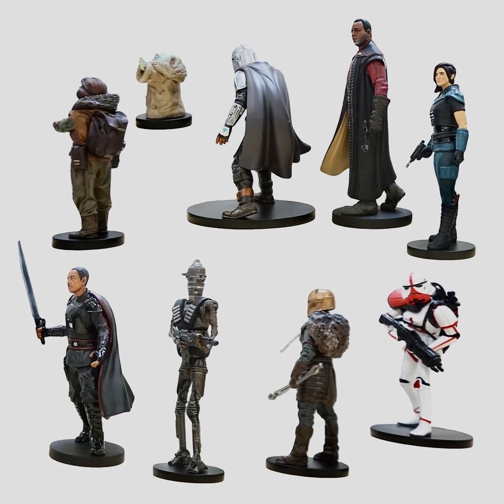 Star Wars: The Mandalorian Deluxe Figurine Playset - Disney vinyl figure collectible - Main Image 2