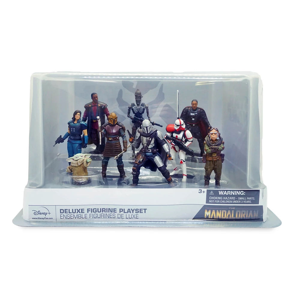 Star Wars: The Mandalorian Deluxe Figurine Playset - Disney vinyl figure collectible - Main Image 3