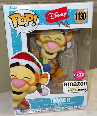 Disney: Holiday Tigger (Flocked) - Winnie the Pooh vinyl figure collectible [Barcode 889698587495] - Main Image 2