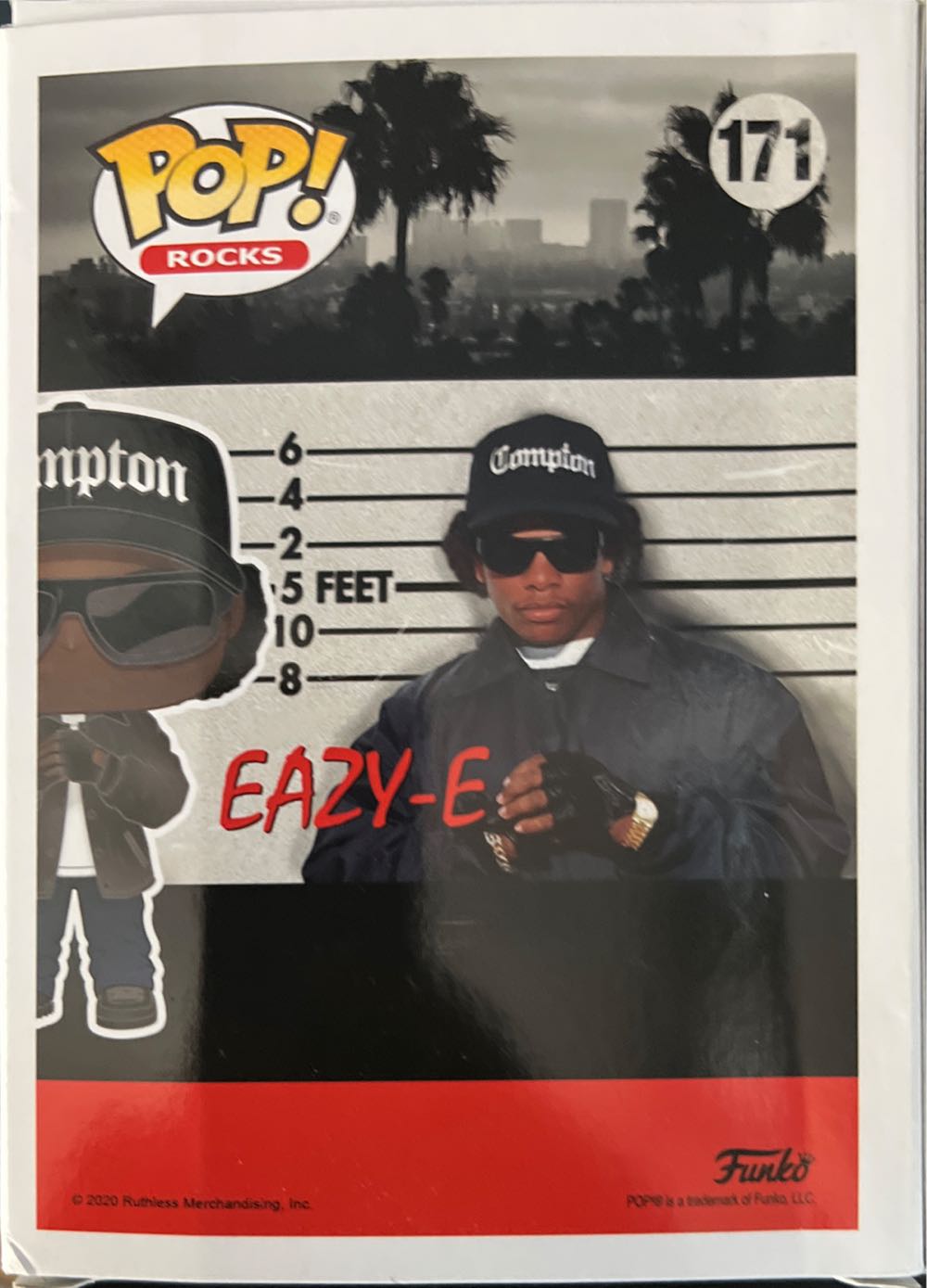 N.W.A. : Eric Eazy-E Wright - Funko vinyl figure collectible [Barcode 889698478106] - Main Image 2