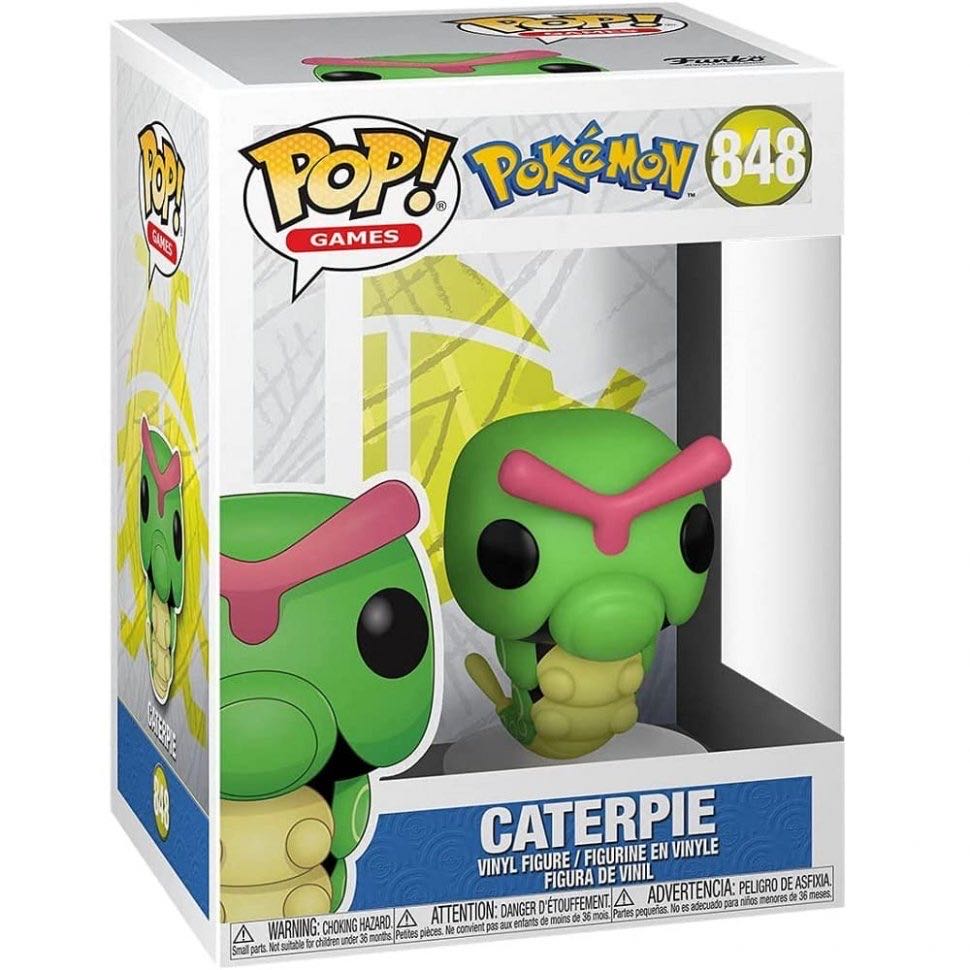 Caterpie - Pokémon vinyl figure collectible [Barcode 889698563130] - Main Image 2