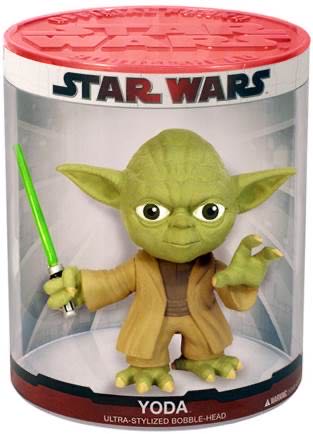 Yoda Ultra-Stylized Bobble Head - Star Wars vinyl figure collectible [Barcode 5016743098261] - Main Image 2