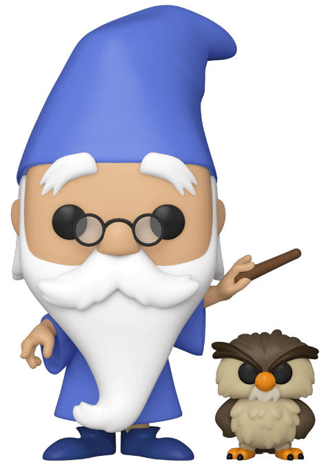 Funko Pop! & Buddy Disney: Sword In The Stone Merlin With Archimedes - Disney vinyl figure collectible [Barcode 889698491525] - Main Image 2