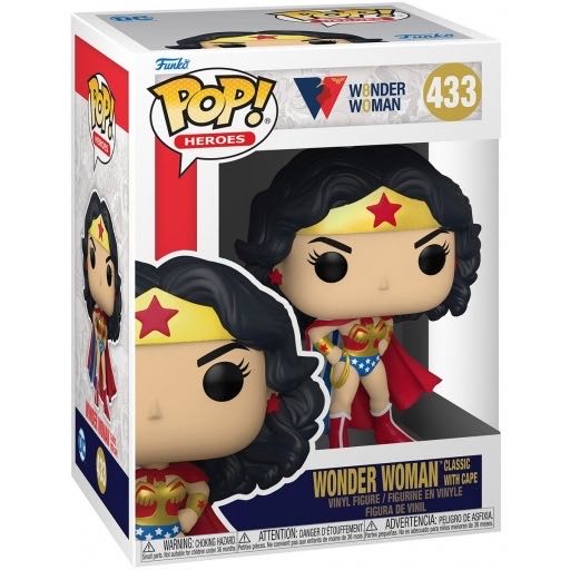 Wonder Woman (Classic with Cape) - DC Universe vinyl figure collectible [Barcode 889698550086] - Main Image 2