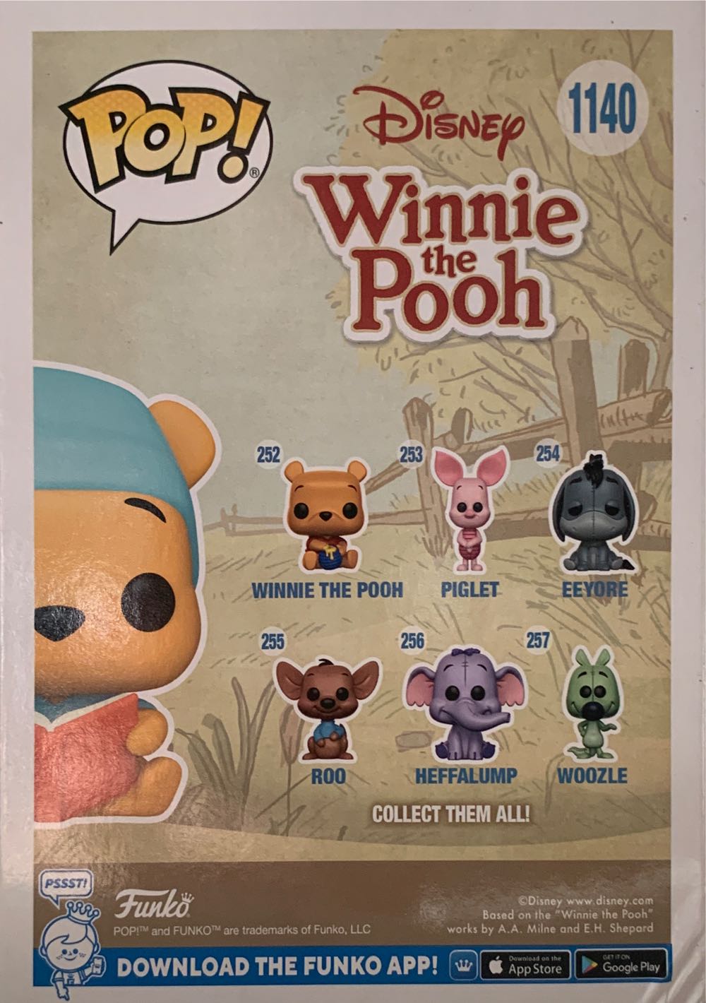 Winnie the Pooh #1140 - Winnie the Pooh vinyl figure collectible [Barcode 15687166] - Main Image 2