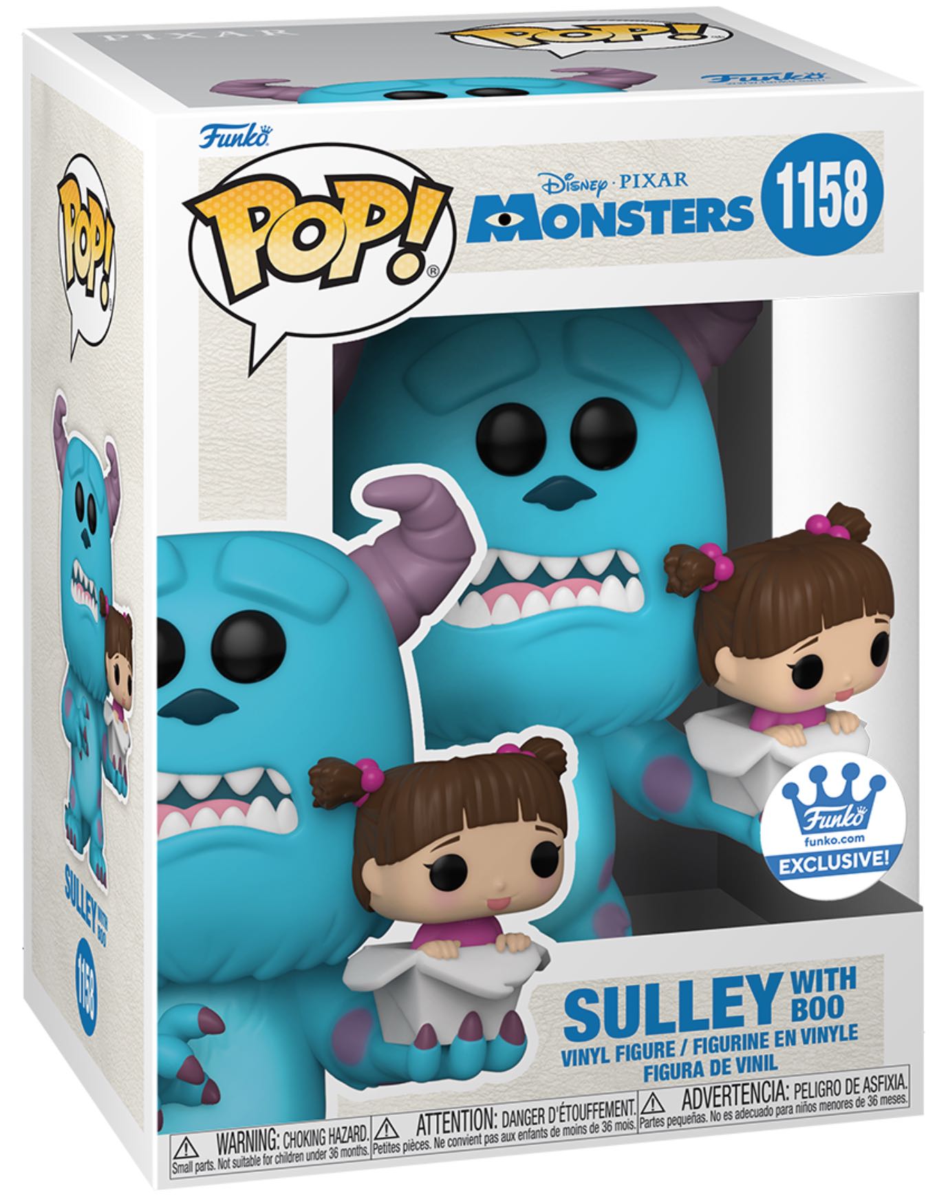 Sulley with Boo - Monsters Inc. vinyl figure collectible [Barcode 889698591508] - Main Image 2