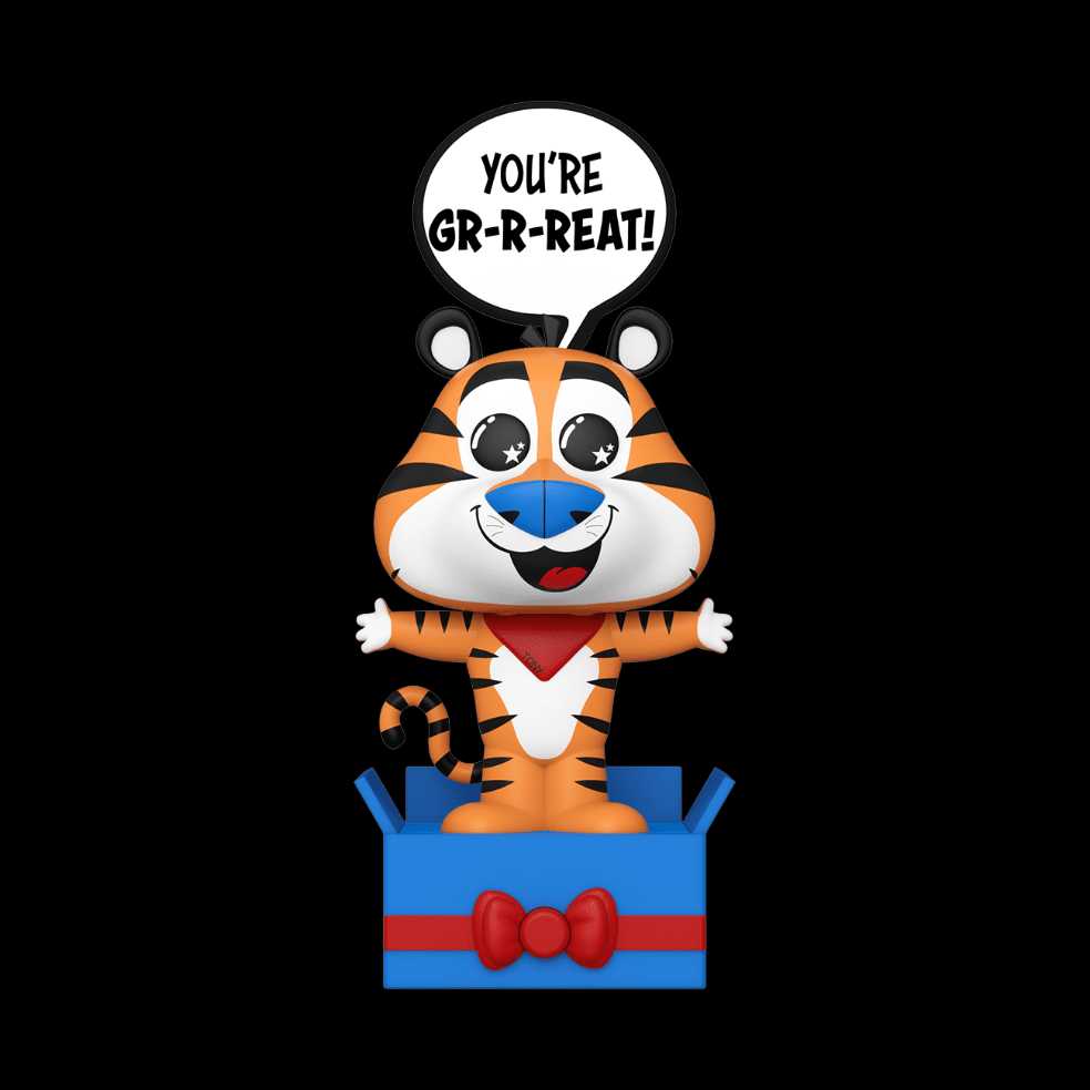 Popsies Pop: Kellogg’s Tony The Tiger  vinyl figure collectible [Barcode 889698603652] - Main Image 2