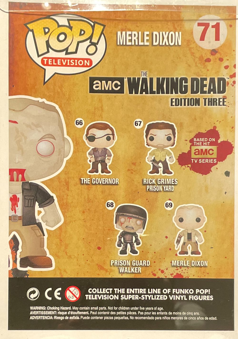 Merle Dixon (Walker) - The Walking Dead vinyl figure collectible - Main Image 4