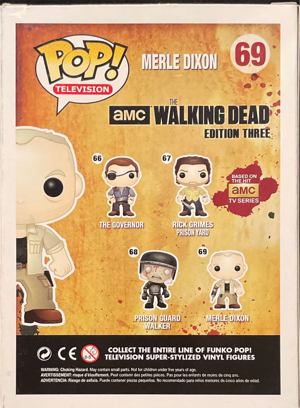 Merle Dixon ✍🏼 - The Walking Dead vinyl figure collectible [Barcode 830395032917] - Main Image 2