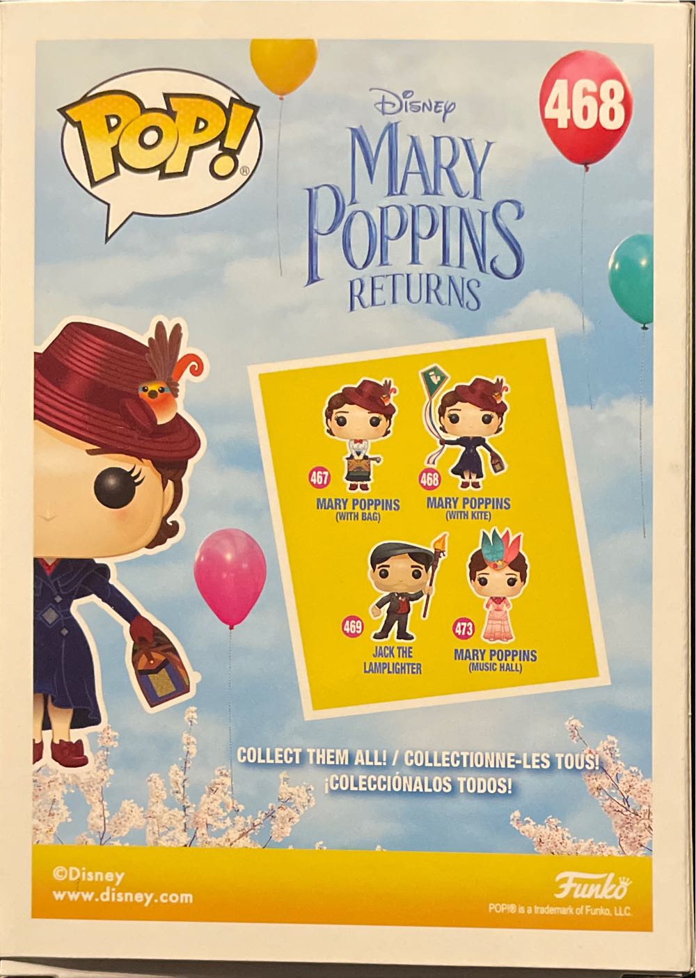 Mary Poppins (with Kite) - Mary Poppins vinyl figure collectible - Main Image 2