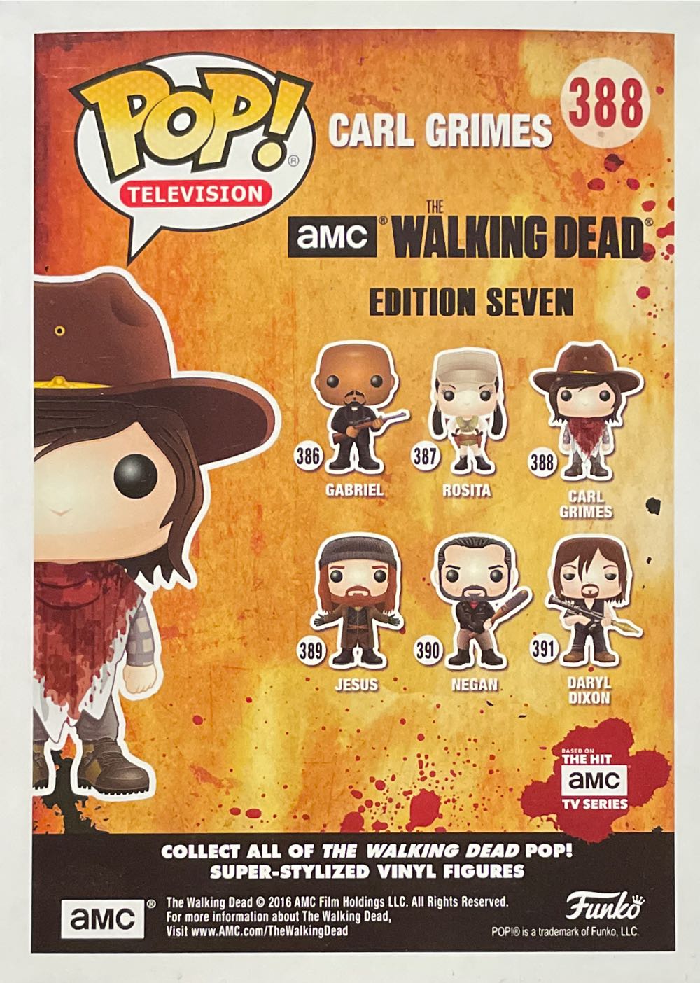 Carl Grimes - The Walking Dead vinyl figure collectible - Main Image 2