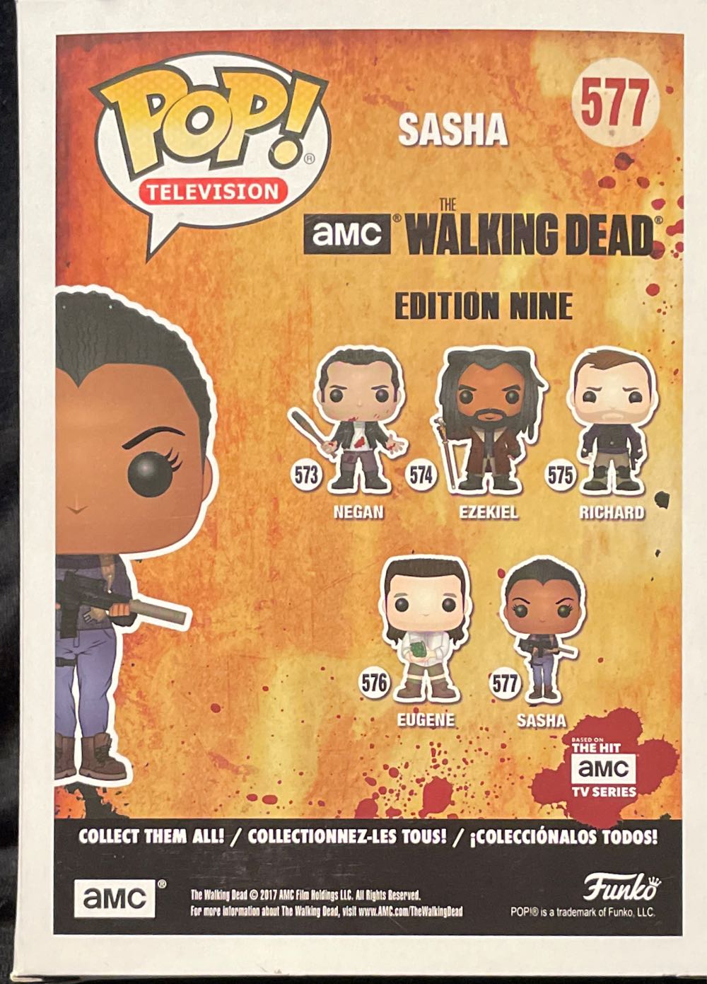 Sasha  - The Walking Dead vinyl figure collectible - Main Image 2