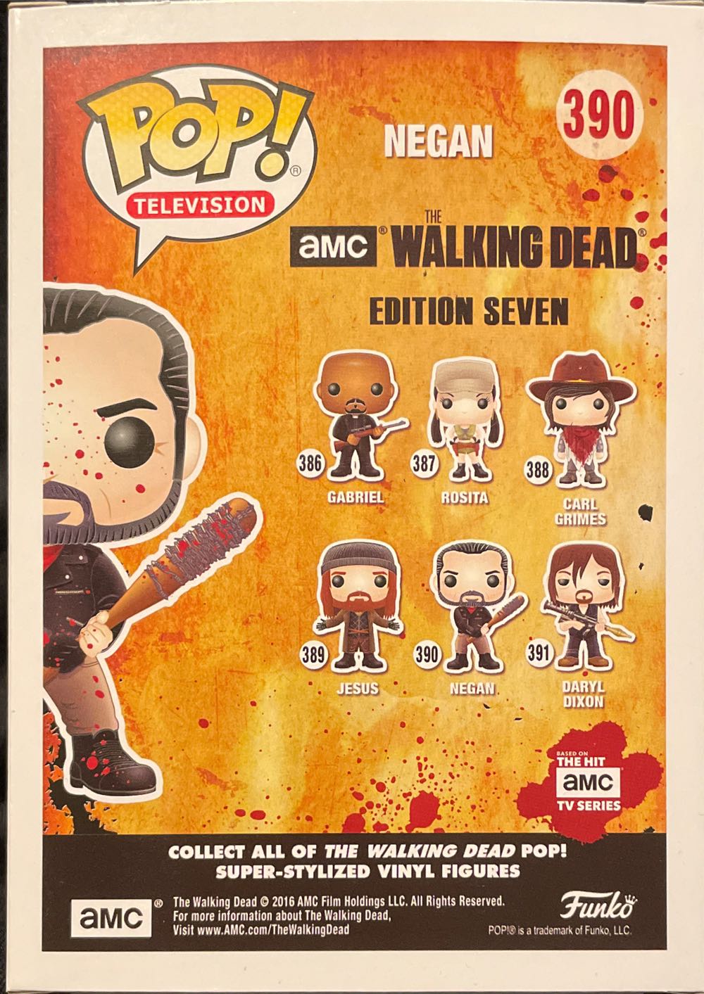 Negan - The Walking Dead vinyl figure collectible - Main Image 2