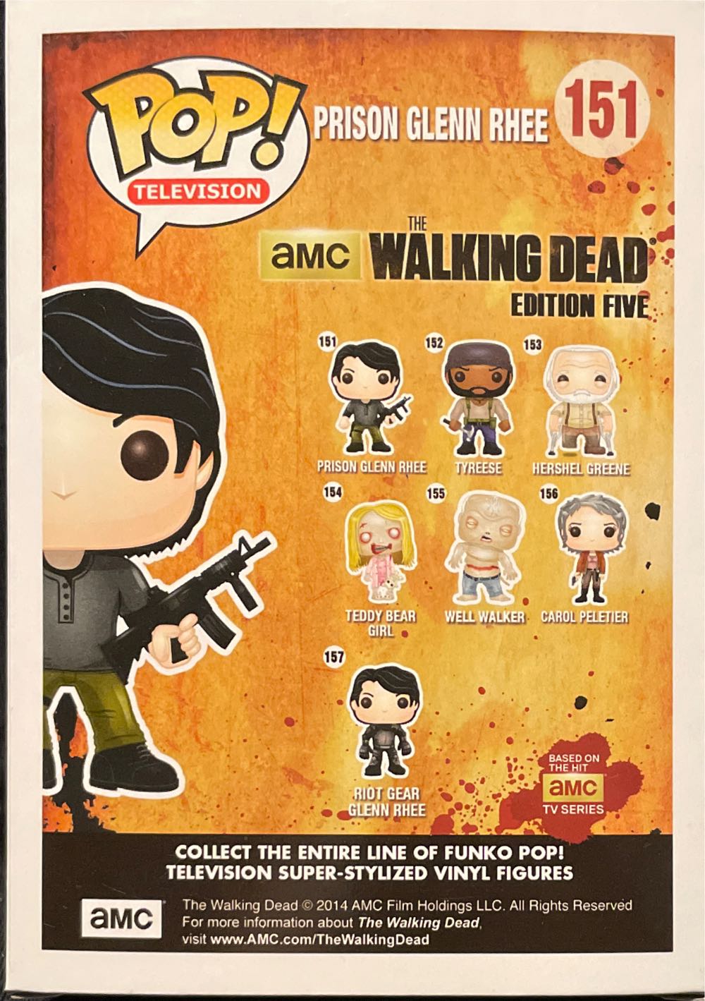 Prison Glenn Rhee - The Walking Dead vinyl figure collectible - Main Image 2