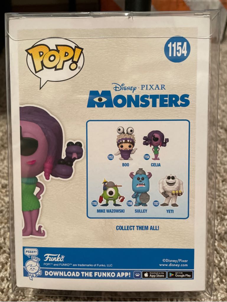 Celia - Monsters Inc. vinyl figure collectible [Barcode 889698577427] - Main Image 2