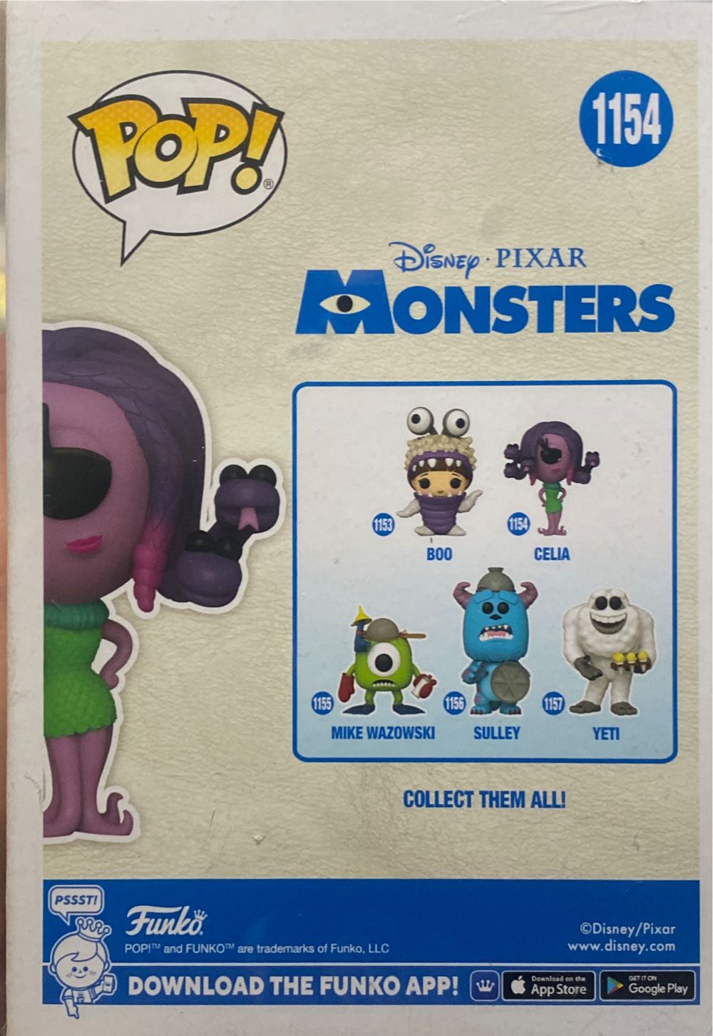 Celia - Monsters Inc. vinyl figure collectible [Barcode 889698577427] - Main Image 4