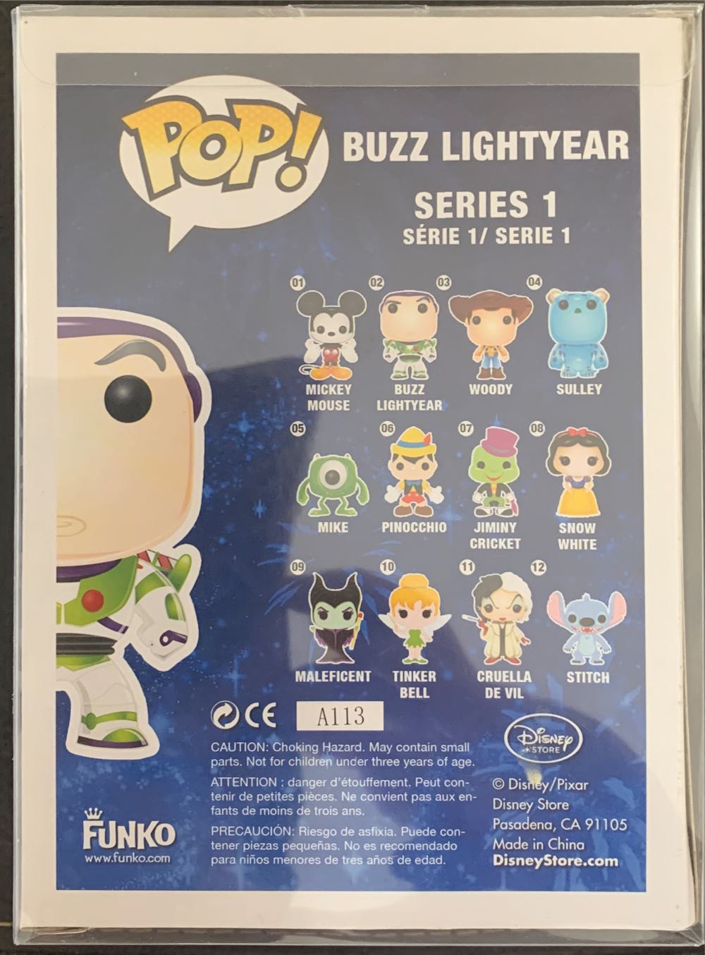 Buzz Lightyear - Toy Story vinyl figure collectible [Barcode 830395023434] - Main Image 3