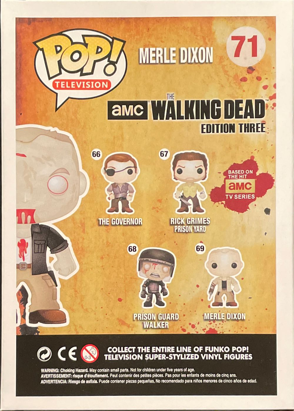 Merle Dixon - The Walking Dead vinyl figure collectible [Barcode 849803035815] - Main Image 2