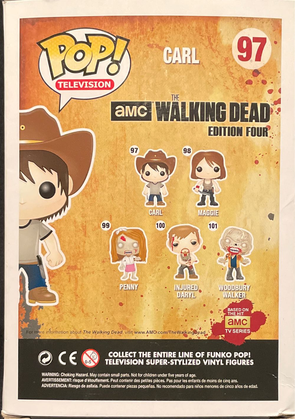 Carl - The Walking Dead vinyl figure collectible [Barcode 849803038021] - Main Image 2