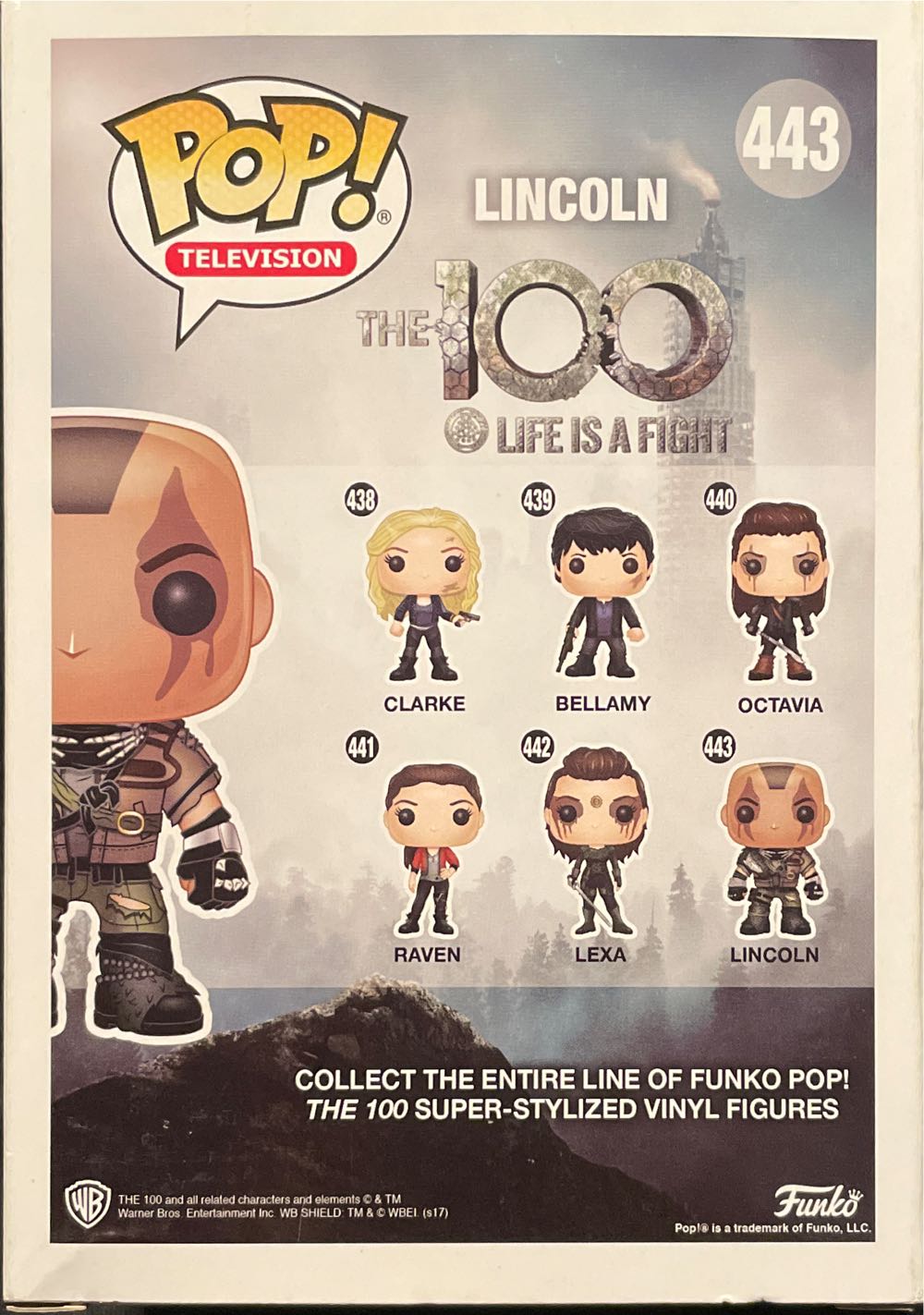 Lincoln - The 100 vinyl figure collectible [Barcode 889698102810] - Main Image 2