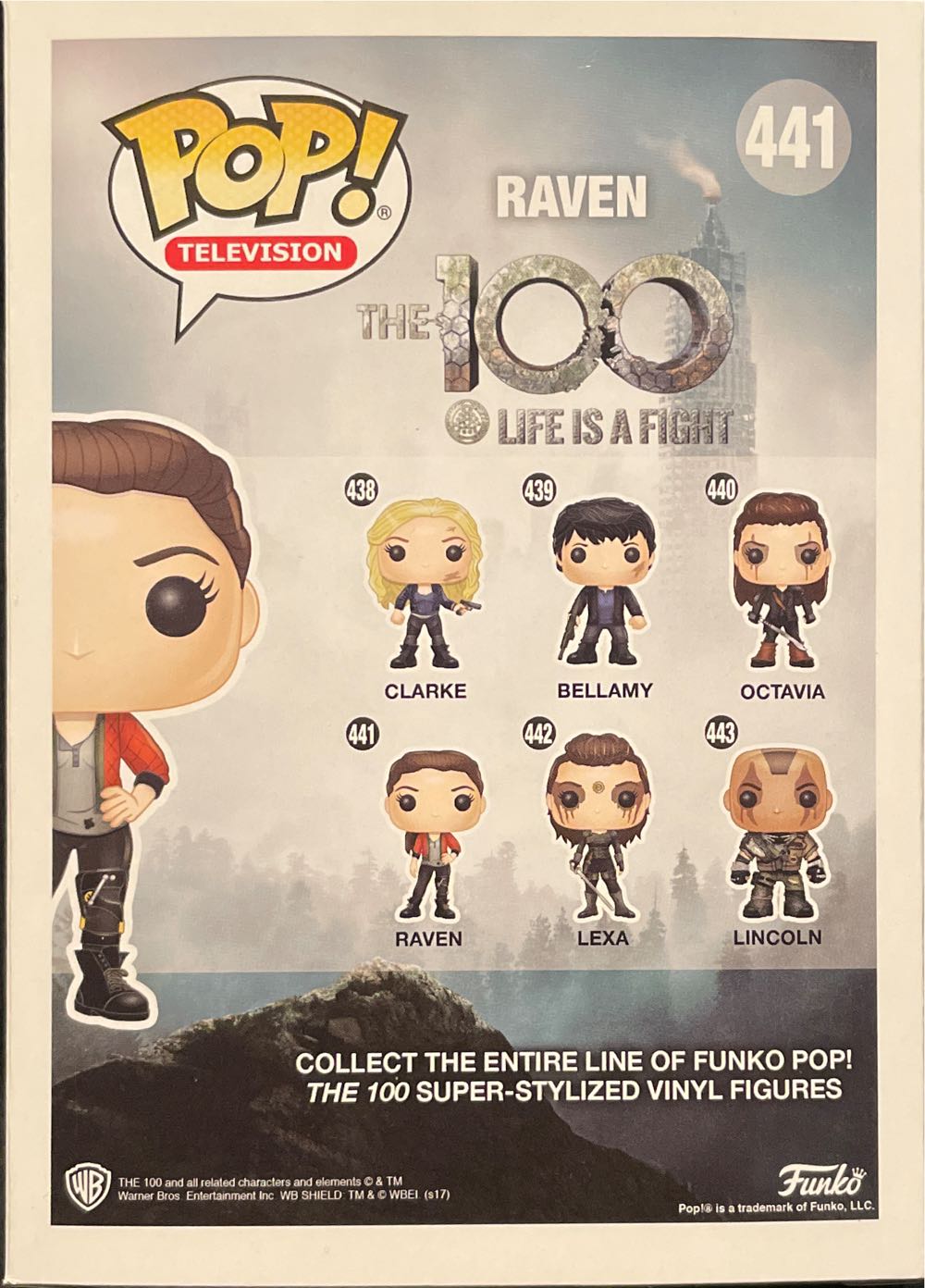 Raven - The 100 vinyl figure collectible [Barcode 889698112864] - Main Image 2