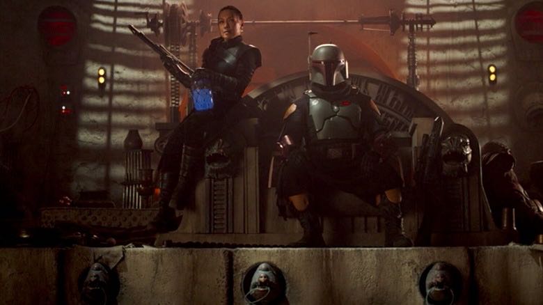 Boba Fett & Fennec On Throne - Star Wars: Book of Boba Fett vinyl figure collectible [Barcode 889698583916] - Main Image 4