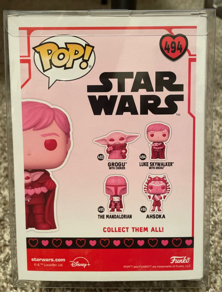 Luke Skywalker (With Grogu) - Star Wars vinyl figure collectible [Barcode 889698601252] - Main Image 2