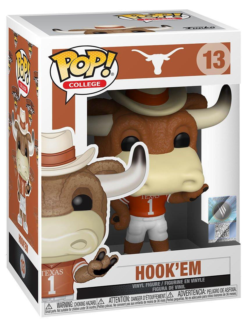 UT Hook ’em - College Mascots vinyl figure collectible [Barcode 889698492607] - Main Image 2