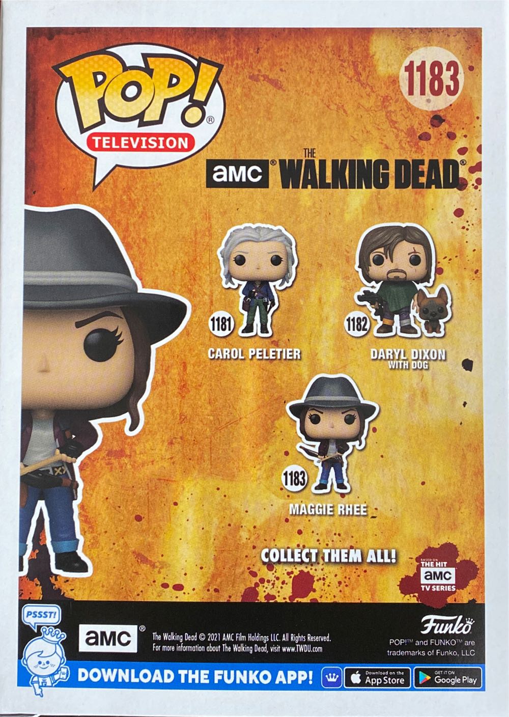 Walking Dead: Maggie Rhee, #1183 - The Walking Dead vinyl figure collectible [Barcode 889698576390] - Main Image 3