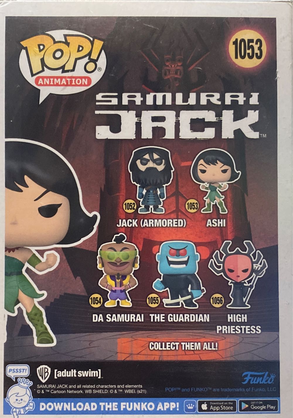 Ashi - Samurai Jack vinyl figure collectible [Barcode 889698492775] - Main Image 4