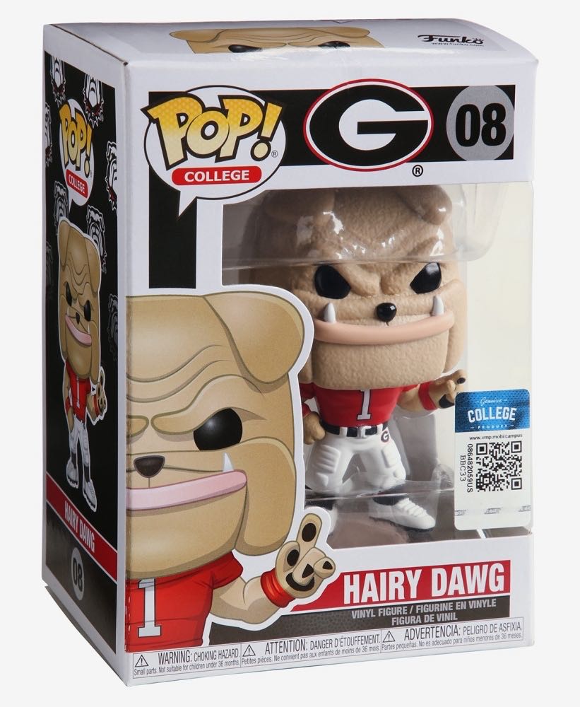 Pop College: University Of Georgia Hairy Dawg - College Mascots vinyl figure collectible [Barcode 889698444217] - Main Image 3
