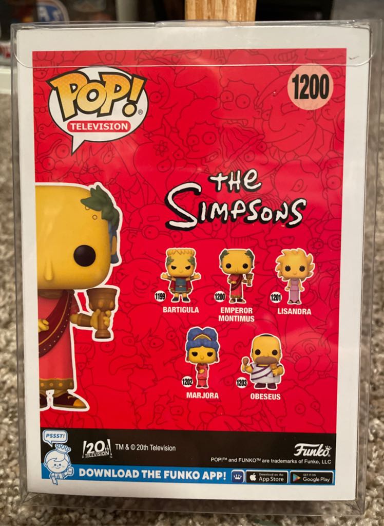 Simpsons -1200- Emperor Montimus - The Simpsons vinyl figure collectible [Barcode 889698592963] - Main Image 2