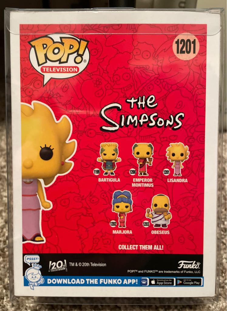 Lisandra - Lisa Simpson - 1201 - The Simpsons - Funko Pop Television - The Simpsons vinyl figure collectible [Barcode 889698592970] - Main Image 2